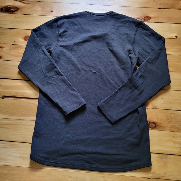 Duofold Thermal Shirt Mens M Black Polyester Knit Stretch Baselayer Ski Outdoor - Picture 10 of 10